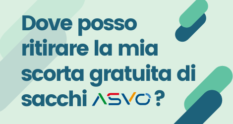 Dove E Quando Ritirare La Scorta Gratuita Di Sacchi ASVO Per La