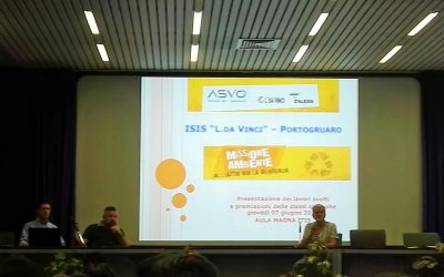 Missione Ambiente di Asvo: premiate le classi prime di ITIS e IPSIA di Portogruaro