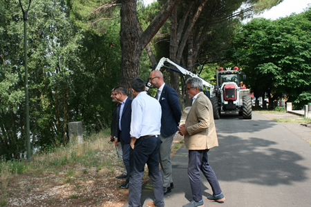 Amia interviene sull’argine dell’Adige nel tratto tra Castelvecchio e Parona
