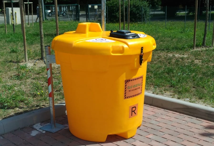 AcegasApsAmga potenzia a Padova la visibilità dei punti di raccolta stradale degli oli alimentari