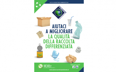 Alto Vicentino Ambiente: nuova campagna informativa