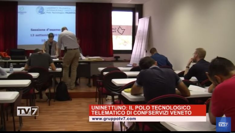 La laurea con il polo universitario di Confservizi Veneto su TV7