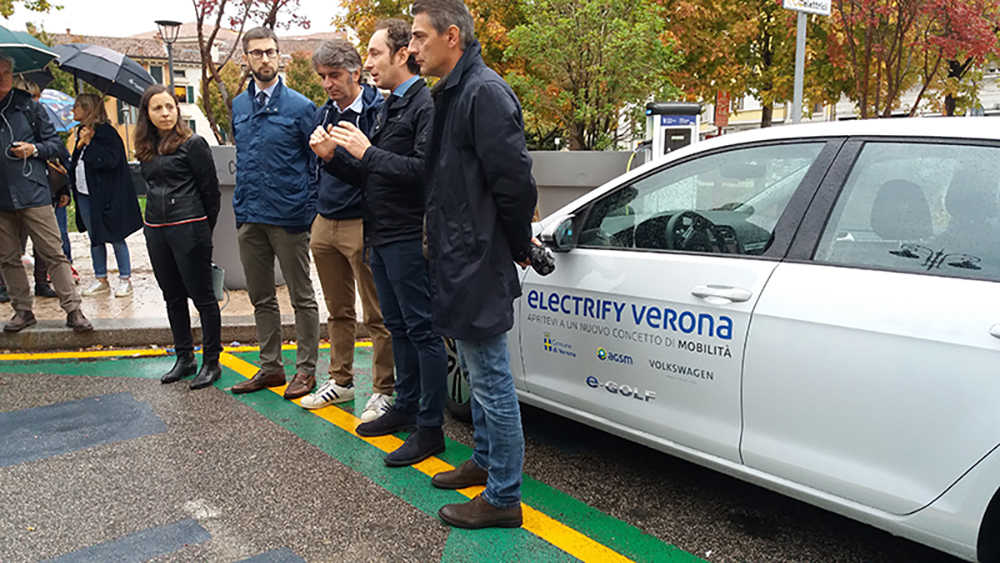 Agsm inaugura nuovo lotto di colonnine a ricarica veloce per mobilità elettrica