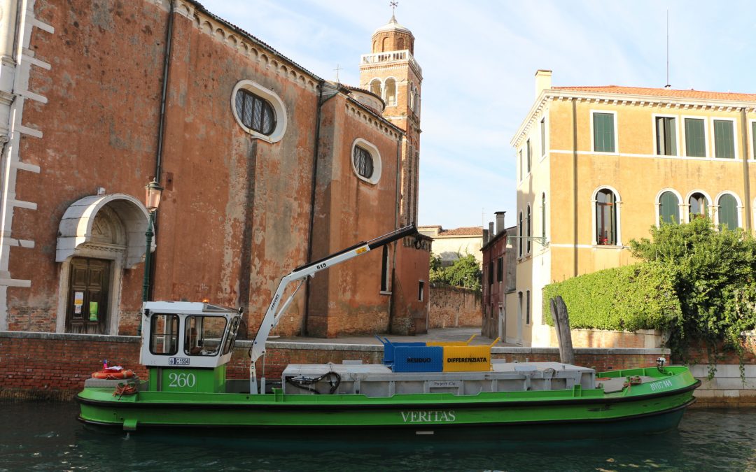 Cambia la raccolta dei rifiuti alla Giudecca a Venezia