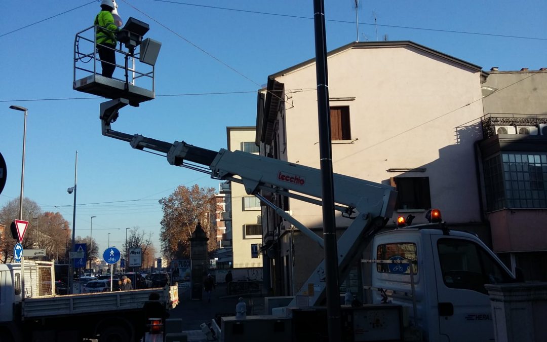 Piazzale Codalunga a Padova: nuova illuminazione pubblica completamente green e sostenibile