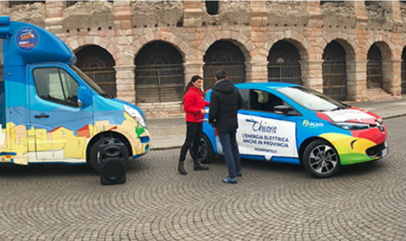 Agsm Energia inaugura la nuova Flotta di Chiara