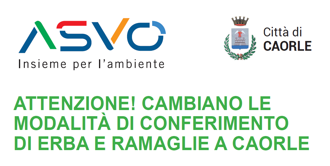 Nuove modalità per la raccolta differenziata dell’erba a Caorle