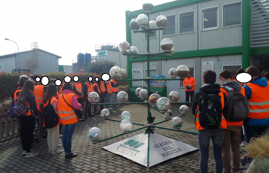 Visite riservate alle scuole agli impianti di Eco-ricicli Veritas