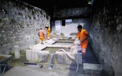 Amia Verona ha ripulito lo storico lavatoio a Santa Maria in Stelle