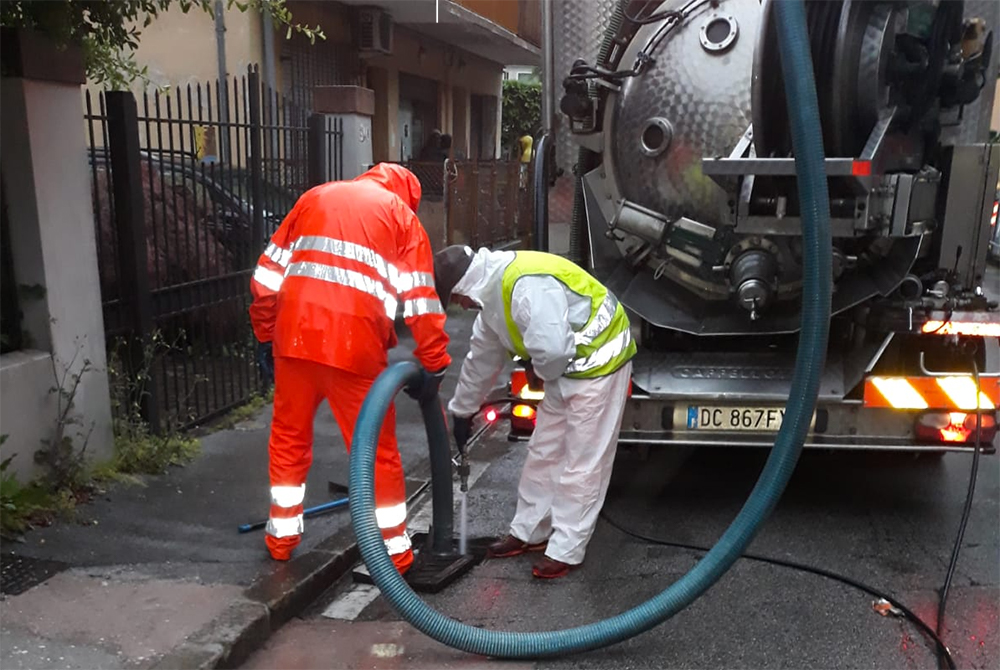 Le Pulizie Intensive questa mattina all’Arcella a Padova