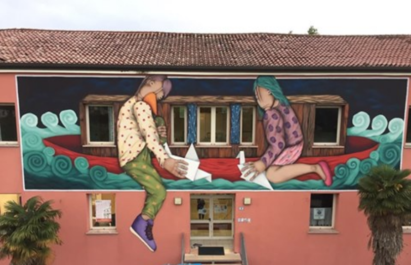 Raccoglie consensi e complimenti il murales di Tony Gallo al Portello a Padova