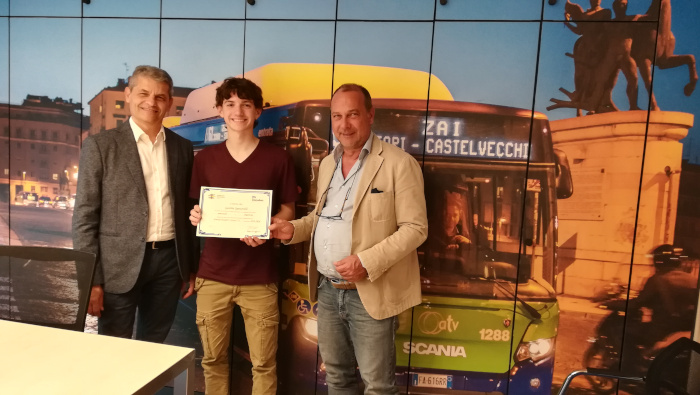 Consegnata da ATV Verona una borsa di studio di 3000 euro