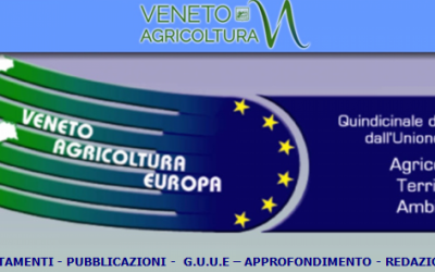 Diffuso l’ultimo numero di Veneto Agricoltura Europa
