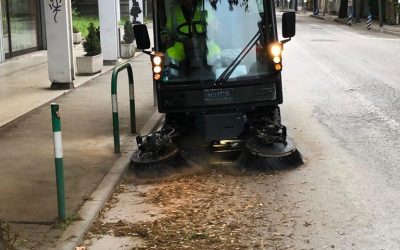 Padova: ieri mattina le “Pulizie Intensive” in via Palestro