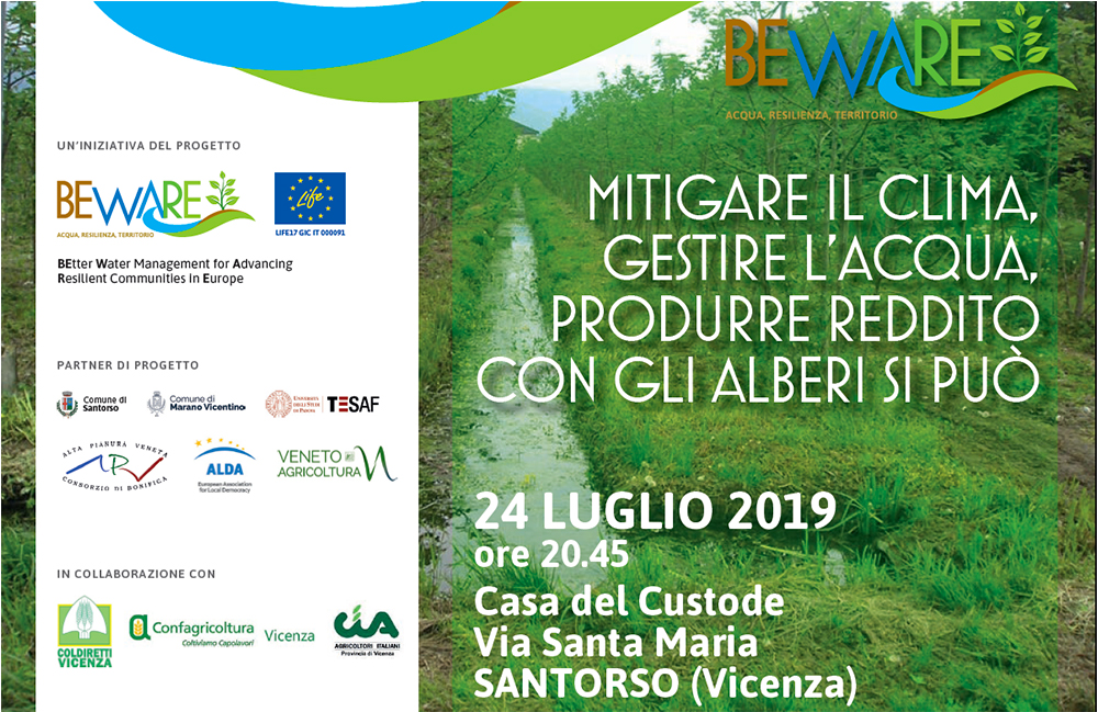 Con gli alberi si può fare molto per l’ambiente: un convegno domani a Santorso