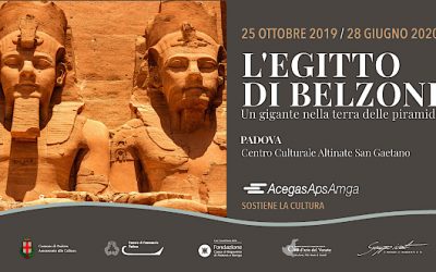 Ingresso scontato per i clienti AcegasApsAmga alla mostra sull’Egitto e Belzoni in programma a Padova