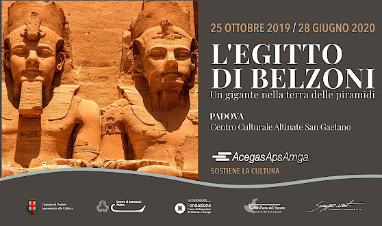 Ingresso scontato per i clienti AcegasApsAmga alla mostra sull’Egitto e Belzoni in programma a Padova