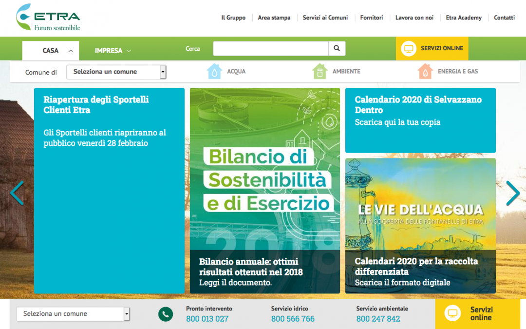 Etra leader in Italia: ha vinto il premio nazionale “Top Utility Comunicazione”