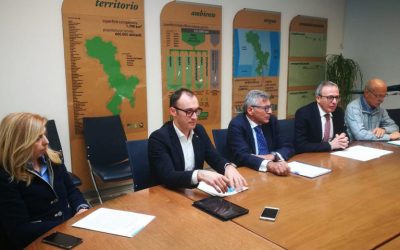 Gli amministratori di Etra hanno presentato il nuovo direttore generale Andrea Bossola