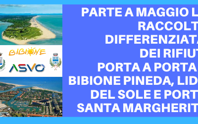 Raccolta rifiuti a Bibione Ovest e Porto Santa Margherita: al momento le informative solo su web