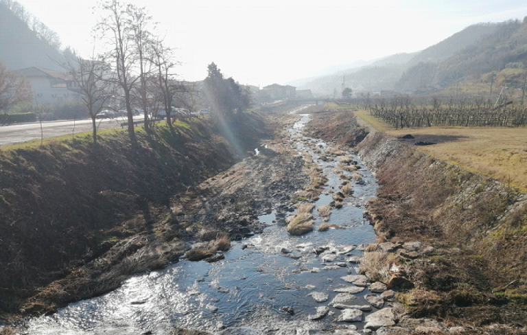 Veneto Agricoltura ha effettuato la manutenzione dell’alveo a rischio esondazione del torrente Alpone
