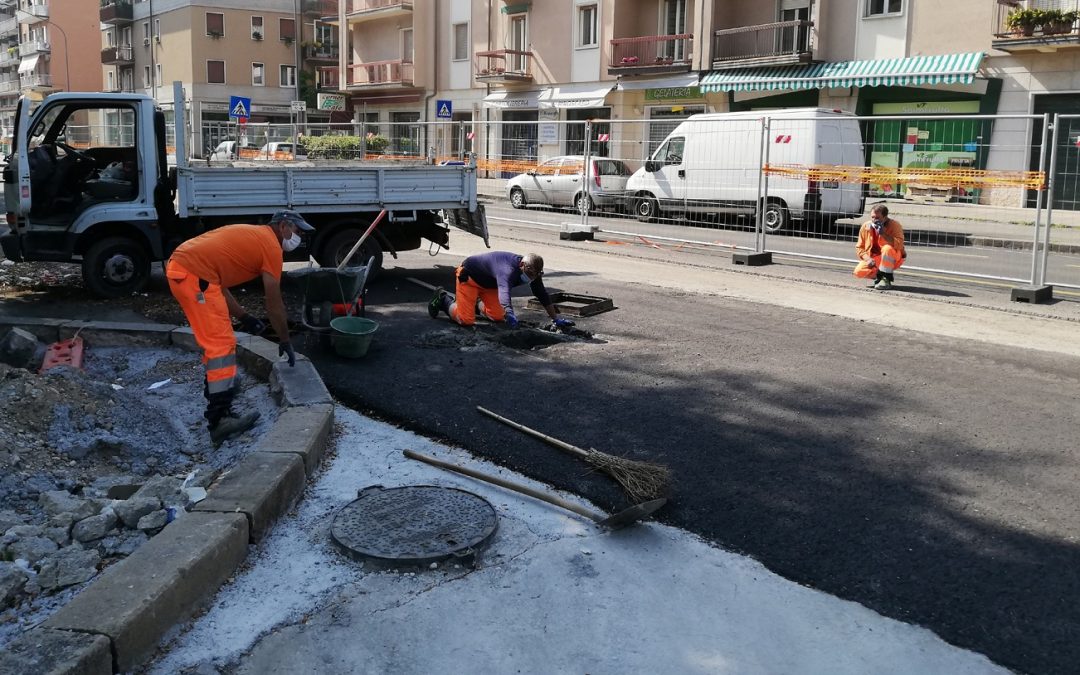 Filovia di Verona: riaperto oggi il cantiere dello Stadio, lunedì l’asfaltatura di viale Palladio