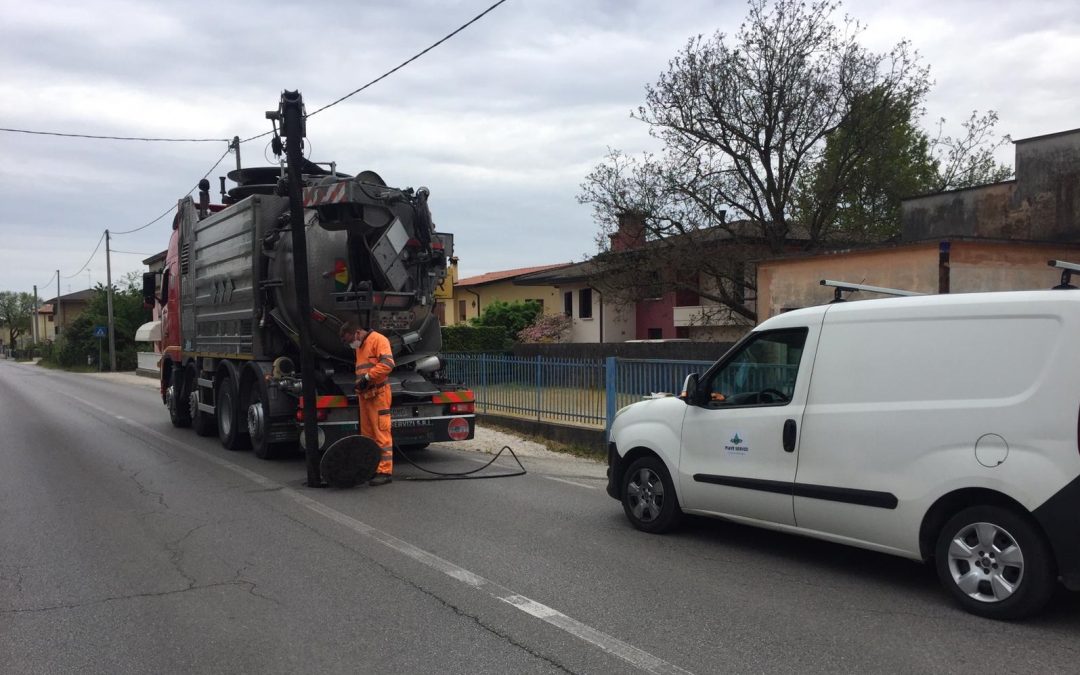 Bilancio importante per gli interventi di pulizia della rete fognaria effettuati da Piave Servizi
