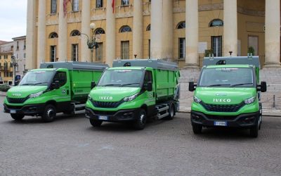 In servizio a Verona dieci  nuovi veicoli per la raccolta dei rifiuti nelle vie strette e difficilmente accessibili