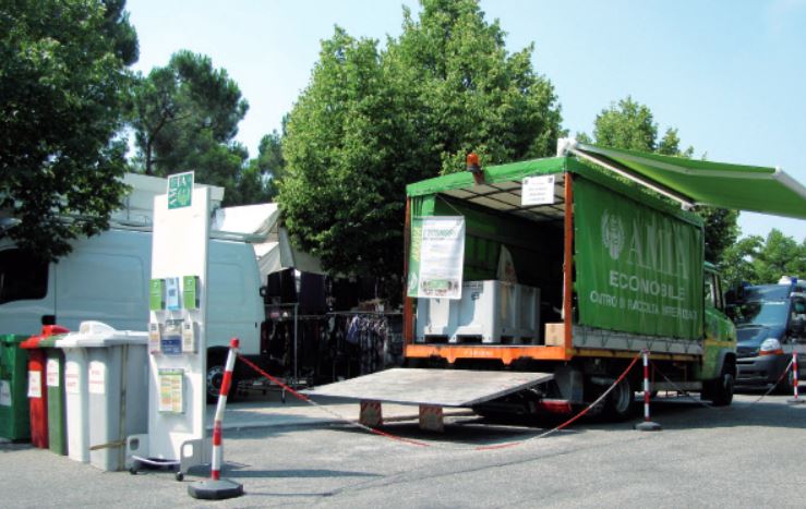 Torna in servizio da domani a Verona l’Ecomobile di Amia per la raccolta di particolari rifiuti domestici