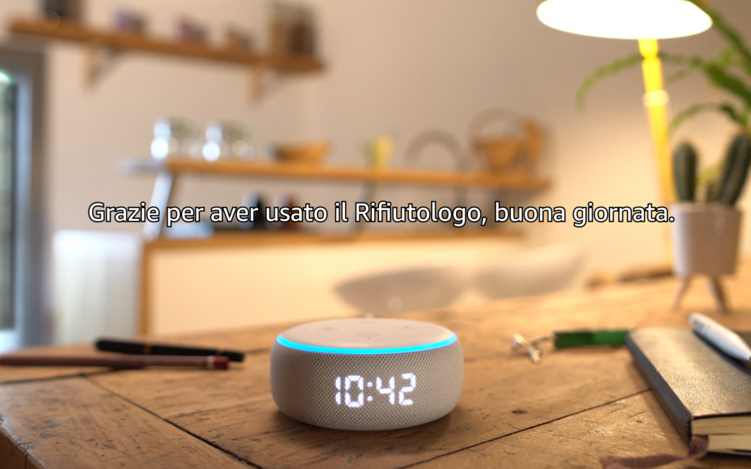 Domande sulla raccolta rifiuti di AcegasApsAmga? Con la Skill del Rifiutologo, risponde Alexa