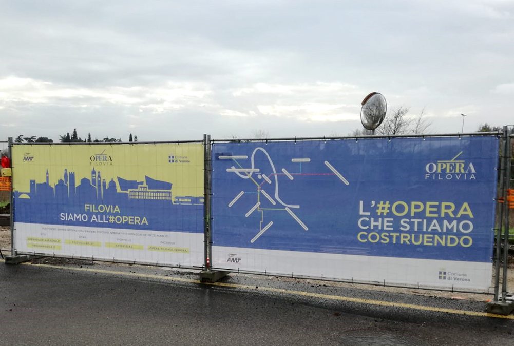 Filovia di Verona: riprendono i lavori in Borgo Roma e nella zona della Stazione di Porta Nuova