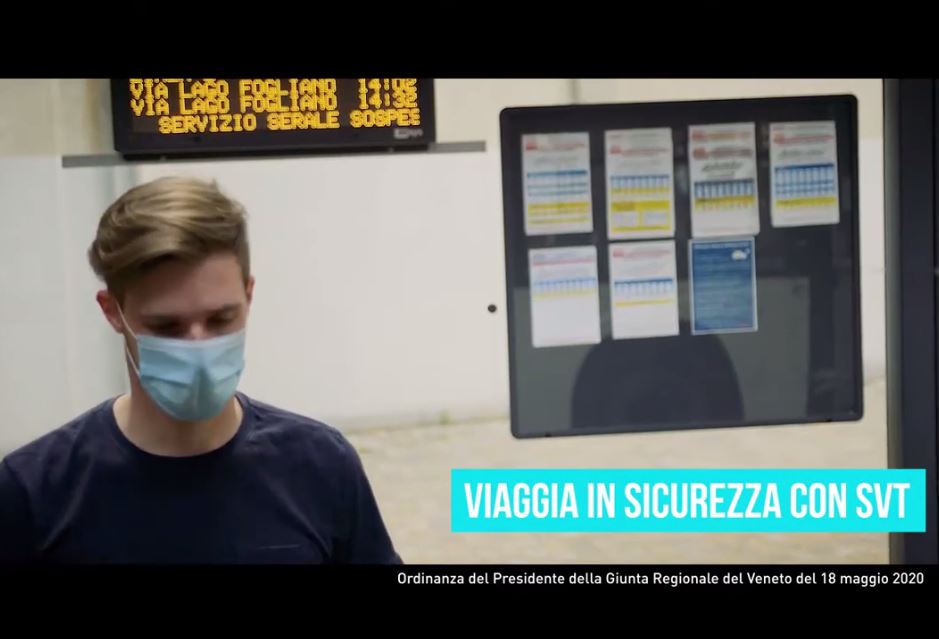 Vuoi prendere un autobus SVT a Vicenza? Un video ti spiega i comportamenti sicuri per te e per gli altri
