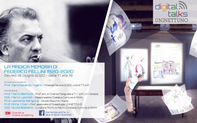 Domani pomeriggio il digital talk di Uninettuno “La magica memoria di Federico Fellini 1920-2020”