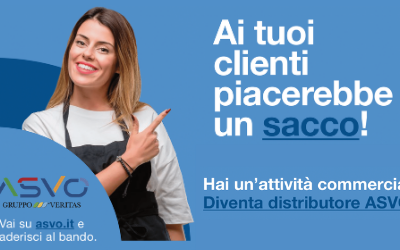 Avviso pubblico di ASVO per le candidature dei commercianti che distribuiranno i sacchetti della raccolta differenziata