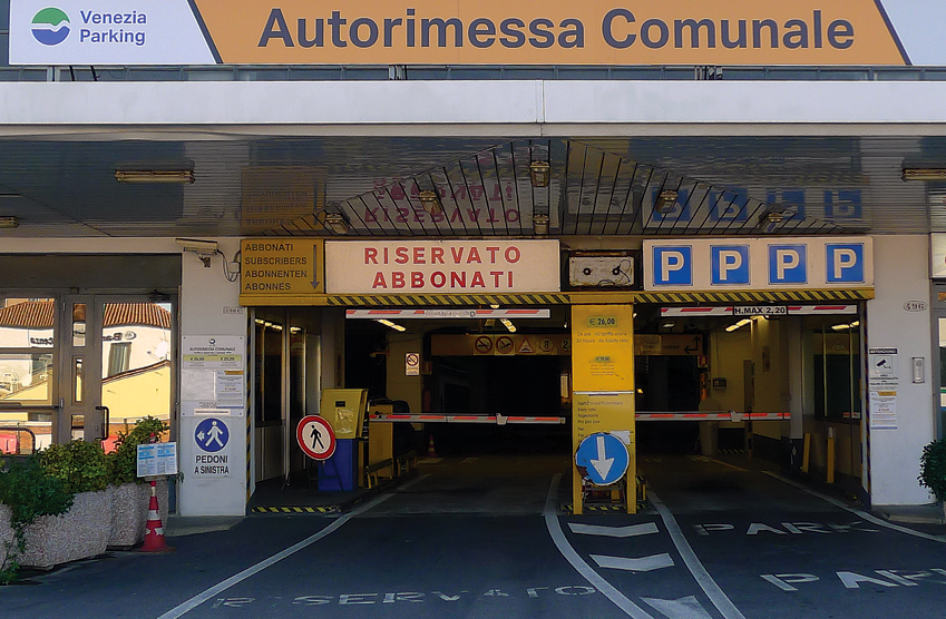 Per i diversamente abili prenotazione on line dei posti auto all’autorimessa comunale di Venezia
