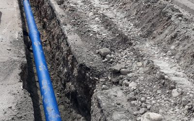 In via Pedrocco nel Comune di Pravisdomini sostituzione di 257 metri di condotte idriche e di dodici allacciamenti
