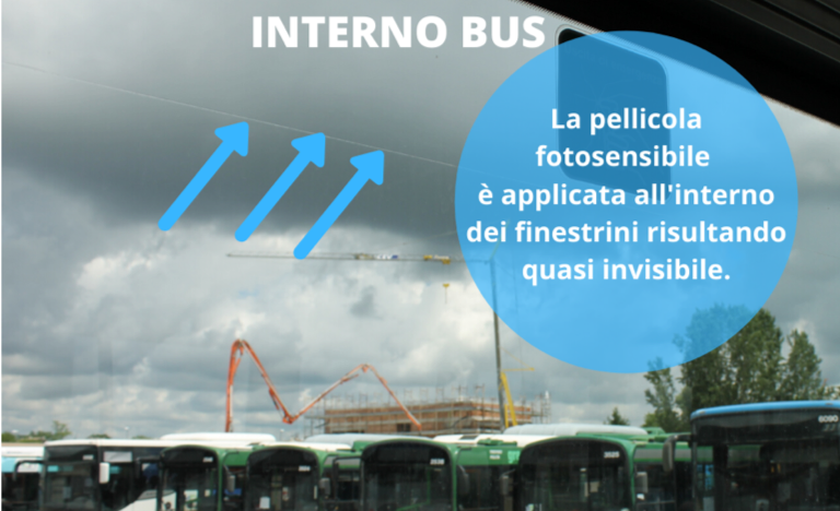 Innovazione anti-virus: dai finestrini dei bus di Mobilità di Marca aria e superfici purificate in tempo reale