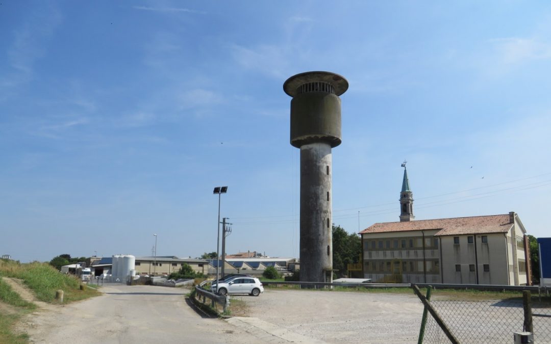 Acquevenete: l’obsoleto serbatoio pensile di Bovolenta sarà abbattuto con l’ausilio di cariche esplosive