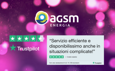 Servizio assistenza di AGSM Energia: l’azienda chiede il parere dei cliente con la piattaforma  Trustpilot