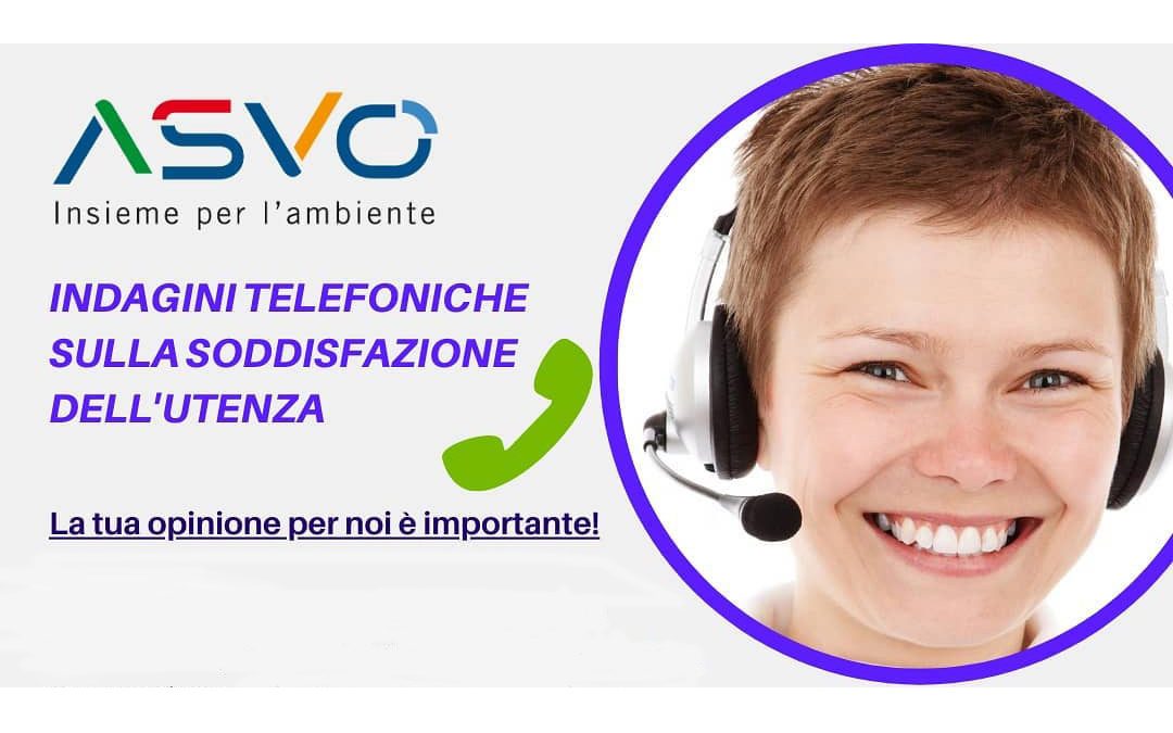 Sono in corso le interviste telefoniche sulla soddisfazione dell’utenza dell’azienda Ambiente Servizi Veneto Orientale