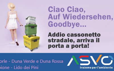 Dalle primavera del prossimo anno la raccolta differenziata porta a porta anche al Lido dei Pini, Duna Verde e Duna Rossa