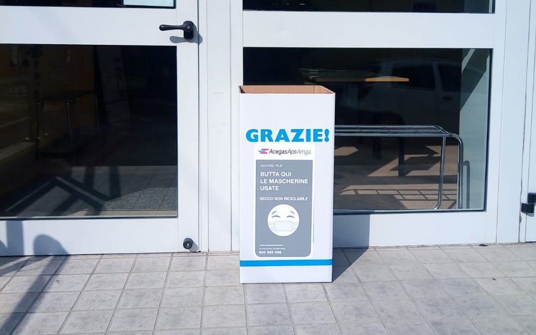 Raccolta mascherine a Padova: campagna di sensibilizzazione dell’Amministrazione comunale e di AcegasApsAmga