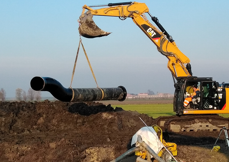 Acquevenete posa 23 chilometri e mezzo di nuove condotte idriche in Polesine per quasi tre milioni e mezzo di euro