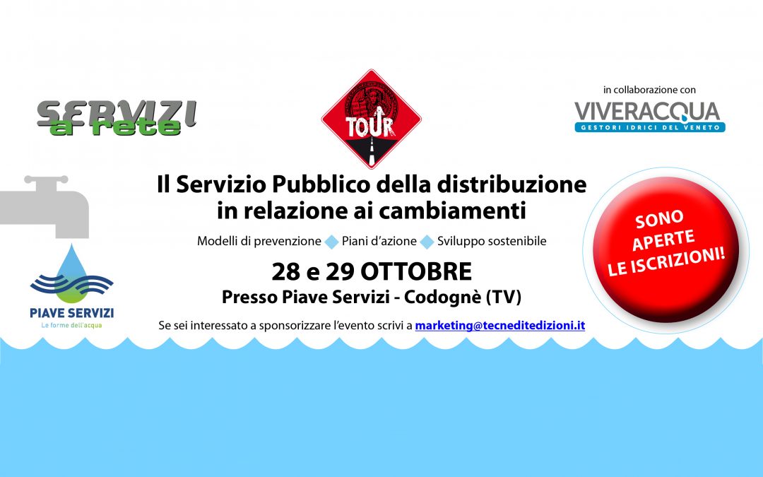Torna a ottobre Servizi a Rete Tour sul tema “Il servizio pubblico della distribuzione in relazione ai cambiamenti”