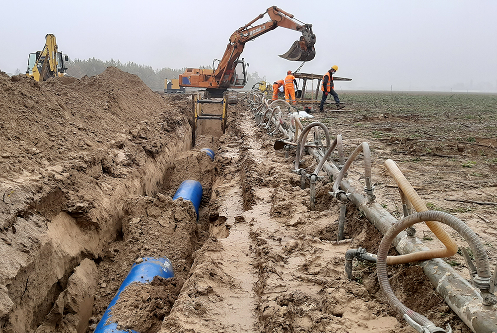 Sopralluogo questa mattina al cantiere anti-PFAS di Acquevenete. L’investimento è di quasi 26 milioni di euro