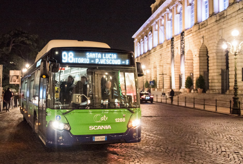ATV ha ridotto le corse serali a Verona e deve deviare alcuni bus nel capoluogo scaligero e a Cologna Veneta
