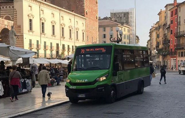 ATV ha segnalato le fermate  vicine al punto vaccini della Fiera di Verona e alcune deviazioni per cantieri da mercoledì