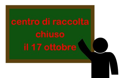 Sarà chiuso al pubblico sabato 17 ottobre il centro di raccolta dei rifiuti a Bagnolo di San Pietro di Feletto