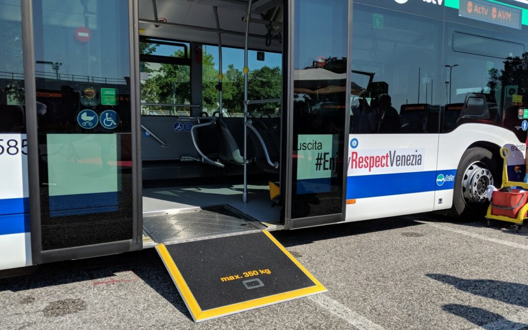 Sarà migliorato l’accesso agli autobus e ai vaporetti di ACTV Venezia da parte delle persone con disabilità motorie