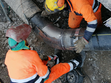 Bim Belluno Infrastrutture termina oggi i lavori per la nuova condotta del gas naturale in località Castellavazzo